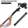 AgimbalGear DH10 Carbon Fiber Extension Monopod Pole Rod Extendable Stick 1/4 3/8 Thread Compatible for DJI Ronin S Moza Air Cross FeiyuTech AK4000 Zhiyun Crane 2 Smooth 4 Stabilizer Gimbal