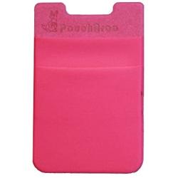 Dreamtex Home Poucharoo Stick-On Wallet for Smartphone (1 Pack), Hot Pink