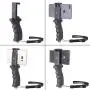Fantaseal Ergonomic Cell Phone Smartphone Holder, Phone Selfie Stick Hand Grip Stabilizer Handheld Mount Phone Handle Support Steadycam Compatible with iPhone Xs X Nexus LG HTC Samsung etc