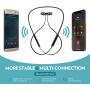 KINGWorld Bluetooth Headphones Neckband 20Hrs Playtime V4.2 Wireless Headset Sport Noise Cancelling Earbuds w/Mic for Gym Running Compatible with iPhone Samsung Android (Black) KINGWorld Bluetooth Headphones Neckband 20Hrs Playtime V4.2 Wireless Headset Sport Noise Cancelling Earbuds w/Mic for Gym Running Compatible with iPhone Samsung Android (Black)