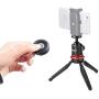 Sevenoak SK-T1 Tripod Mount Grip & by-MM1 3.5mm Shotgun Microphone & MQ-PR1 Wireless Remote Control Shutter Release for iOS iPhone 11 X 8 7 7 Plus 6s 6 iPad iPod Touch Samsung Android Smartphone