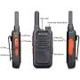 Retevis RT69 Walkie Talkies for Adults Long Range VOX Flashlight Squelch Rechargeable 2-Way Radio with Earpiece Headset (4 Pack)