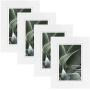 MCS Modern 4x6 Skinny Mat White Frame 4-Pack