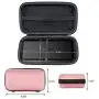 GLCON Cell Phone Carrying Case,Portable Hard EVA Case Protection for External Battery,GPS,Hard Drive,USB/Charging Cable,Mesh Inner Pocket,Zipper Enclosure and Durable Exterior,Travel Pouch Bag,Pink GLCON Cell Phone Carrying Case,Portable Hard EVA Case Protection for External Battery,GPS,Hard Drive,USB/Charging Cable,Mesh Inner Pocket,Zipper Enclosure and Durable Exterior,Travel Pouch Bag,Pink
