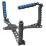 Neewer Aluminium Alloy Foldable DSLR Rig Movie Kit Film Making System Shoulder Mount Support Rig Stabilizer for Canon Nikon Sony Fujifilm Olympus Digital SLR Cameras and Camcorders