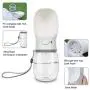 QQPETS Dog Water Bottle for Walking, Dispenser Pet Portable Dogs Cats 12OZ Travel Drink Bottle Bowls BPA Freee,Leak Proof,Food Grade Plastic QQPETS Dog Water Bottle for Walking, Dispenser Pet Portable Dogs Cats 12OZ Travel Drink Bottle Bowls BPA Freee,Leak Proof,Food Grade Plastic