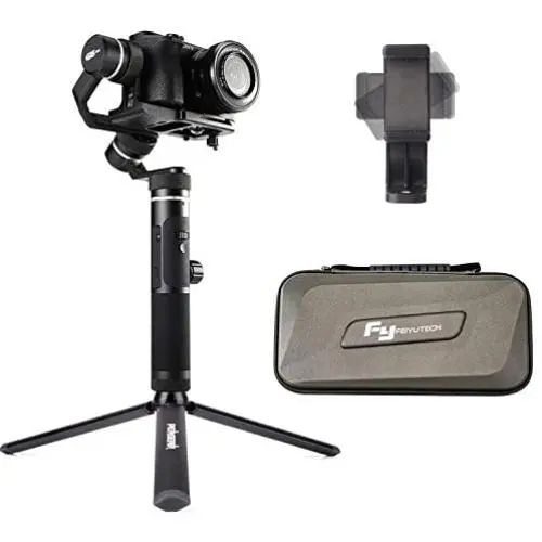 Feiyu G6 Plus 3-Axis Handheld Splashproof Gimbal for Smartphones, Action Cameras, Digital Cameras, Mirrorless Cameras
