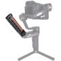 NICEYRIG Wooden Handle for ZHIYUN WEEBILL S Gimbal Stabilizer, Grip with 1/4 3/8 ARRI Mounting Holes and Cold Shoe - 341