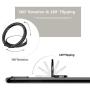 ICEYA Mirror Phone Ring Stand, 360°Rotation Finger Ring Holder Grip Mount for iPhone 7/7 Plus, Galaxy S8/S8 Plus and Other Smartphones (Black)