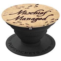 Brave New Look Footprints Mischief Managed Pop Sockets Stand for Smartphones and Tablets PopSockets Grip and Stand for Phones and Tablets