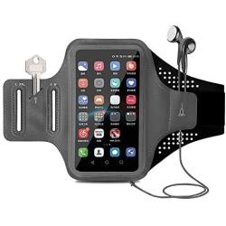 Waterproof Armband for Cell Phone Running iPhone 11 Pro Max Xs Xr X 8 7 6 Plus/Samsung Galaxy,Runner Armband Phone Holder for Workout/Sports/Exercise/Fitness/Jogging/Gym Arm Case Fingerprint Touch ID