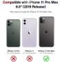 MOBOSI Vanguard Armor Designed for iPhone 11 Pro Max Case, Rugged Cell Phone Cases, Heavy Duty Military Grade Shockproof Drop Protection Cover for iPhone 11 Pro Max 6.5 Inch 2019, Matte Black