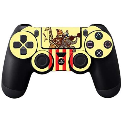 MightySkins Skin Compatible with Sony PS4 Controller - Pocket Circus | Protective, Durable, and Unique Vinyl Decal wrap Cover | Easy to Apply, Remove, and Change Styles | Made in The USA