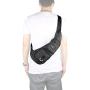 Sling Bag, Vanlison Small Sling Backpack, Small Chest Bag - Small Crossbody Bag For Men Women, Lightweight Shoulder Bag Black