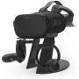 AMVR VR Stand,Headset Display Holder and Controller Mount Station for Oculus Quest, Rift or Rift S Headset and Touch Controllers