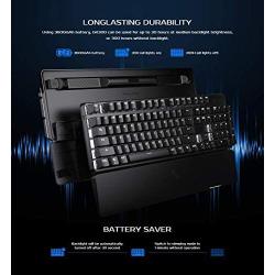 GameSir GK300 Wireless Mechanical Gaming Keyboard 2.4 GHz + Blutooth Connectivity, 1ms Low Latency, Aluminium Alloy Top Plate, Anti-ghosting for PC/iOS/iPad/Android Smartphone/Laptop and Mac