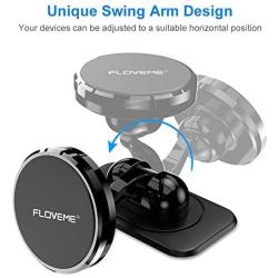 Magnetic Phone Car Mount - FLOVEME 360° Rotate Magnetic Cell Phone Holder for Car Dashboard Hands Free Phone Magnet Car Mount for iPhone 11 Pro Xs Max X XR 8 7 6 Samsung Note 10 9 S11 S10 S9 S8 Plus