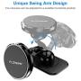Magnetic Phone Car Mount - FLOVEME 360° Rotate Magnetic Cell Phone Holder for Car Dashboard Hands Free Phone Magnet Car Mount for iPhone 11 Pro Xs Max X XR 8 7 6 Samsung Note 10 9 S11 S10 S9 S8 Plus