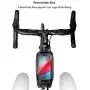 Epessa Bike Phone Mount Bag, Bicycle Waterproof Front Frame Top Tube Handlebar Bag with Sensitive Touch Screen for Cellphone Below 6.5’’,Large Capacity