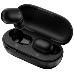 True Wireless Earbuds Bluetooth 5.0 Headset with 18H Playtime and Zero Pressure Wearing, One-Step Pairing with Touch-Control Operation, DSP Noise-Canceling Headphones with Built-in Microphones