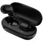 True Wireless Earbuds Bluetooth 5.0 Headset with 18H Playtime and Zero Pressure Wearing, One-Step Pairing with Touch-Control Operation, DSP Noise-Canceling Headphones with Built-in Microphones