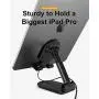 Cell Phone Stand, UXD Foldable Tablet Stand Holder Cell Phone Adjustable Stand for Desk Compatible with Samsung Galaxy iPad Pro iPhone X Xr Xs max All Smartphones (Black) Cell Phone Stand, UXD Foldable Tablet Stand Holder Cell Phone Adjustable Stand for Desk Compatible with Samsung Galaxy iPad Pro iPhone X Xr Xs max All Smartphones (Black)
