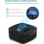 uleete Digital Tire Inflator for Car w/Auto Pump/Shut Off Feature, DC 12V Portable Air Compressor, Auto Tire Pump with LED Light, Air Pump for Car Tires, Bicycles and Other Inflatables
