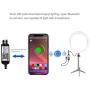 Selfie Ring Light with Tripod Stand with Phone Holder for, Live Stream,Self-Portrait Shooting (Pink,1 X Fill Light +1 X Mobile Phone Clip +1 X Remote Control, 11.8in)