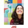 JVC Gumy in Ear Earbud Headphones, Powerful Sound, Comfortable and Secure Fit, Silicone Ear Pieces S/M/L - HAFX7V (Violet)