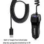 Lchrla USB Car Charger, Type C Android Phone Car Adapter Built-In Curly Cable Compatible with Samsung Galaxy S8 S9 S10 Plus Note 9 8, LG G7/G6/G5/V40/V30/V20 Google Nexus Lchrla USB Car Charger, Type C Android Phone Car Adapter Built-In Curly Cable Compatible with Samsung Galaxy S8 S9 S10 Plus Note 9 8, LG G7/G6/G5/V40/V30/V20 Google Nexus