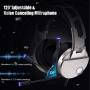 QcoQce Z15 Gaming Headset PS4 Headset with Aluminum Frame - Xbox One Headset with Noise Canceling Mic, LED Light, 3D Surround Sound Over-Ear Headphones for Nintendo Switch,PC,Mac, 2020 Upgraded