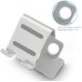 Tranesca 2-in-1 Charging Stand Compatible with Apple Watch 5/Apple Watch 4/Apple Watch 3/Apple Watch 2/Apple Watch 1(38mm/40mm/42mm/44mm) and iPhone/iPad (Sliver-Must Have Apple Watch Accessories)