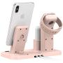 BEACOO Stand for iwatch 5, Charging Stand Dock Station for AirPods Stand Charging Docks Holder, Support for iwatch 5/4/3/2/1 NightStand Mode and for iPhone 11/X/7/7plus/SE/5s/6S