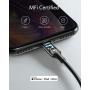 Anker Powerline III Lightning Cable 3 Foot iPhone Charger Cord MFi Certified for iPhone X, Xs, Xr, Xs Max, 8, 8 Plus, 7, 7 Plus, 6, 6 Plus and More, Ultra Durable (Black, 3ft) Anker Powerline III Lightning Cable 3 Foot iPhone Charger Cord MFi Certified for iPhone X, Xs, Xr, Xs Max, 8, 8 Plus, 7, 7 Plus, 6, 6 Plus and More, Ultra Durable (Black, 3ft)