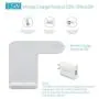 FACEVER 2 in 1 Wireless Charger Stand Dock Fast Qi Phone iWatch Charging Station Compatible for Apple Watch Series 1 2 3 4 5 iPhone 11 Pro Max X XS XR 8 8 Plus Samsung S9 S10, White FACEVER 2 in 1 Wireless Charger Stand Dock Fast Qi Phone iWatch Charging Station Compatible for Apple Watch Series 1 2 3 4 5 iPhone 11 Pro Max X XS XR 8 8 Plus Samsung S9 S10, White