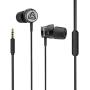 Wired-Earbuds-Earphones-Headphones-Microphone, LUDOS Turbo Ergonomic Earphone with Mic, Memory Foam, Durable Cable, Bass, Auriculares in-Ear Headphones for iPhone, iPad, Apple, Computer, Laptop, PC