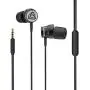 Wired-Earbuds-Earphones-Headphones-Microphone, LUDOS Turbo Ergonomic Earphone with Mic, Memory Foam, Durable Cable, Bass, Auriculares in-Ear Headphones for iPhone, iPad, Apple, Computer, Laptop, PC