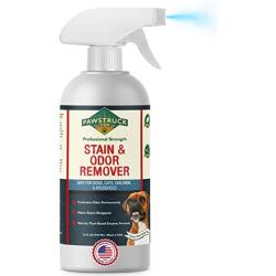 Professional Strength Stain & Odor Remover - Natural Enzyme Cleaner (Bulk 32oz) for Dog & Cat Urine, Waste, Wine, Blood, Vomit, etc. Safe & Effective Pet Smell Eliminator for Carpet, Hardwood & More