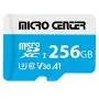 Micro Center Premium 256GB microSDXC Card UHS-I Flash Memory Card C10 U3 V30 4K UHD Video A1 Micro SD Card with Adapter (256GB)
