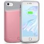 Battery Case for iPhone 6/6s, 4500mAh Portable Protective Charging Case Extended Rechargeable Battery Pack for 4.7 Inch iPhone 6/6s (Pink)