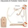 Cell Phone Stand for Desk, YOSHINE Portable Cell Phone Holder Adjustable Tablet Stand Aluminum Stand Holder Cradle Charging Dock for Nintendo Switch All Smartphones and Tablets (4-13") - Gold Cell Phone Stand for Desk, YOSHINE Portable Cell Phone Holder Adjustable Tablet Stand Aluminum Stand Holder Cradle Charging Dock for Nintendo Switch All Smartphones and Tablets (4-13") - Gold