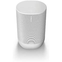 Sonos Move - Battery-Powered Smart Speaker, Wi-Fi and Bluetooth with Alexa Built-in - Lunar White