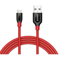 Anker Powerline+ Micro USB (6ft) The Premium Durable Cable [Double Braided Nylon] for Samsung, Nexus, LG, Motorola, Android Smartphones and More