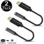 USB C to 3.5mm Female Headphone Jack Adapter, USB C to Aux Audio Dongle Cable Cord Compatible with Google Pixel 4 3 2 XL, Samsung Galaxy S20 Ultra S20+ Note 10 S10 Plus, iPad Pro 2018/2020 (2 Pack) USB C to 3.5mm Female Headphone Jack Adapter, USB C to Aux Audio Dongle Cable Cord Compatible with Google Pixel 4 3 2 XL, Samsung Galaxy S20 Ultra S20+ Note 10 S10 Plus, iPad Pro 2018/2020 (2 Pack)