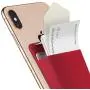 Sinjimoru Business Card Holder for Back of Phone, Reusable iPhone Stick on Wallet, Credit Card Holder for Smartphone. Sinji Pouch L-Flap, Red Sinjimoru Business Card Holder for Back of Phone, Reusable iPhone Stick on Wallet, Credit Card Holder for Smartphone. Sinji Pouch L-Flap, Red