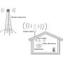 Signal Booster ATT AT&T Cell Phone Signal Booster for Home 4G LTE 700Mhz FDD Band12/17 T-Mobile Cell Signal Booster AT&T Cell Phone Booster Amplifier Repeater Mobile Signal Booster with Antennas Kit