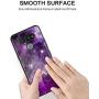 BENTOBEN LG K51 Case, LG Reflect Case, LG Q51 Case, Slim Fit Glow in The Dark Shockproof Hybrid Hard PC Soft TPU Bumper Drop Protective Girls Women Men Phone Cover for LG K51/Q51 (2020), Purple Galaxy