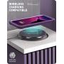i-Blason Ares Case for iPhone 11 6.1 inch (2019 Release), Dual Layer Rugged Clear Bumper Case with Built-in Screen Protector (Purple)