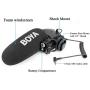 DSLR On-Camera Super-Cardioid Shotgun Microphone Broadcast, BOYA BY-BM3031 Condenser Interview Capacitive Microphone Camera Video Mic for Canon Nikon Sony DSLR Camcorder