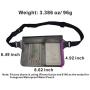 Freegrace Waterproof Pouches with Waist Strap / Pouch Case Bundle Set- Keep Your Phone & Valuables Dry and Safe - Waterproof Dry Bags for Boating Swimming Snorkeling Kayaking Beach Water Parks Pool